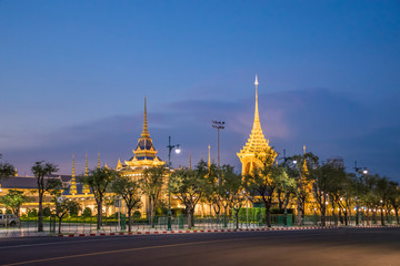 Naklejka premium Królewski stos pogrzebowy króla Bhumibola Adulyadeja