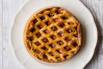Homemade Organic Apple Pie Dessert