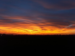 Tramonto infuocato