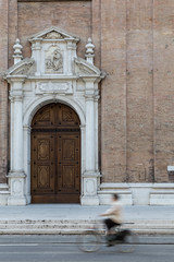 Imposing church door