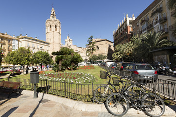Naklejka premium The Metropolitan Cathedral-Basilica Church of the Assumption of Our Lady of Valencia