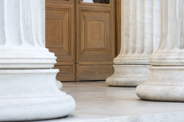 Fototapeta na wymiar marble columns