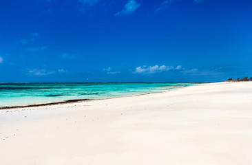 Idyllic beach at Caribbean