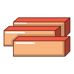 Board icon, cartoon style