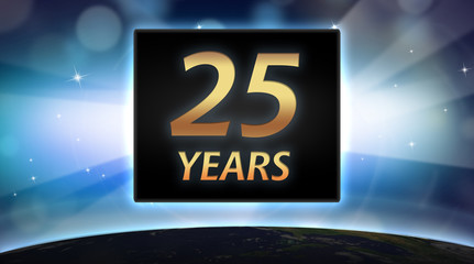 25 years - anniversary event, silver jubilee