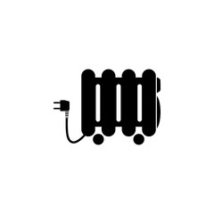 Oil filled radiator heater icon