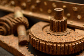 Old rusty mechanisms