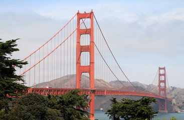 Golden Gate bridge in San Francisco, USA