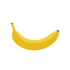 Banana art. Vector. Flat design.