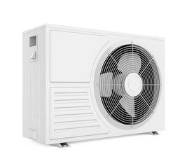 Obraz premium Air Conditioner Outdoor Unit Isolated