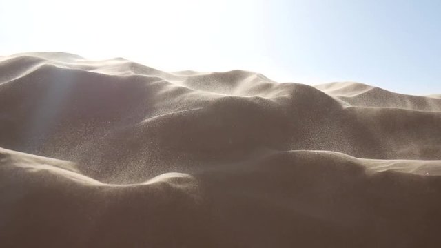 Vento sulle dune del Sahara