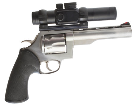 Revolver used for hunting