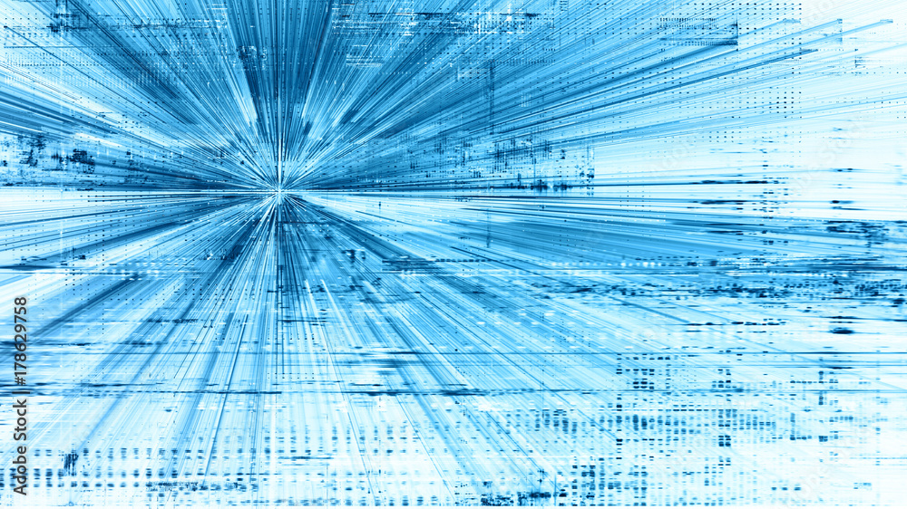 Poster abstract background element. fractal graphics series. composition of digital artifacts and glitches.