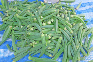 pile of Okra.