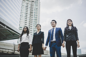 Portrait Group of business people