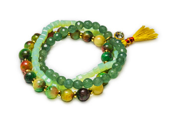 Bracelet with natural stones