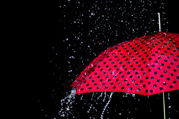 rain drop umbrella isolated