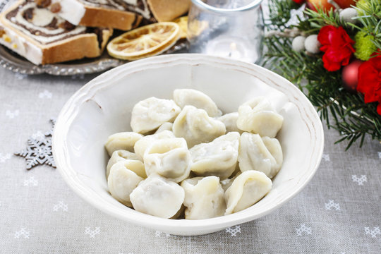 Polish dumplings dish