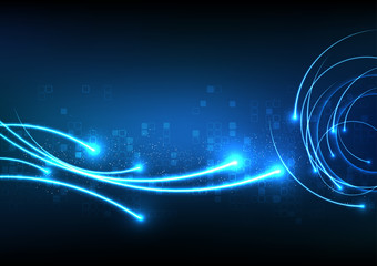 vector background abstract technology communication data Science