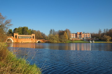 Obraz premium Panoramic view of the estate Marfino in Moscow region, Russia