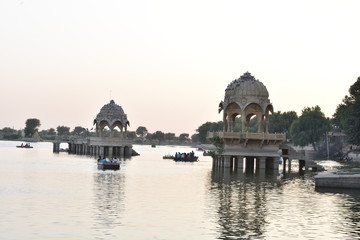 Obraz premium historical mnument in jaisalmer rajasthan india
