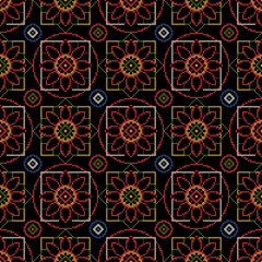 Background for embroidery vintage interior tiles.