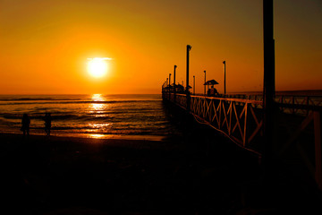 Obraz premium Ocaso (Balneario Huanchaco - Perú)