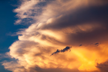 Tropical Storm Cloud Sunset