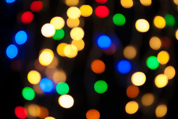 Obraz premium light glitter vintage background,bokeh background,defocused .Happy Birthday,Valentine day ,Christmas lights