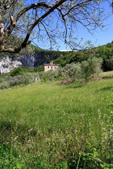 mountain house in the park of the Matese