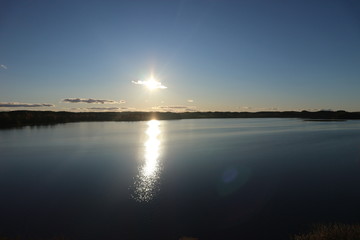 Sunset on the lake, Zarasai, Lithuania