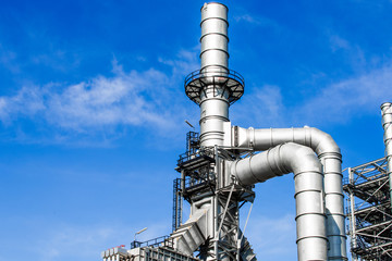 Industrial zone,The equipment of oil refining,Close-up of industrial pipelines of an oil-refinery plant,Detail of oil pipeline with valves in large oil refinery.