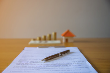 Contract for the sale of a New Home (lorem ipsum - fake text)