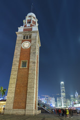Fototapeta premium Skyline of Hong Kong city at night