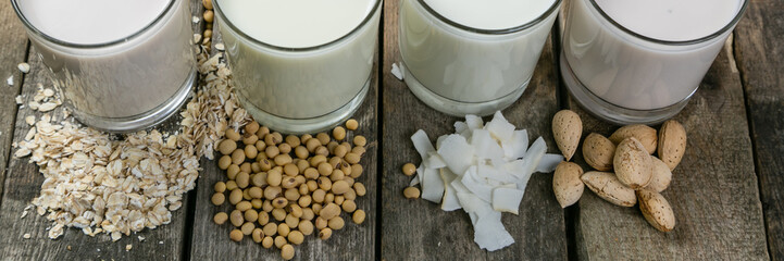 Non dairy milk concept