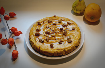 Pumpkin cheesecake