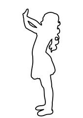 contour little girl