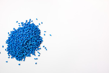 Plastic granules close up for holding,Colorful plastic granules background,Plastic Business.
