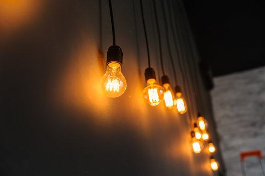 Vintage edison light bulbs