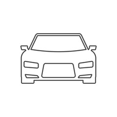 Car icon, line icon