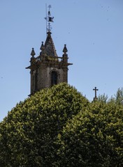 Clocher de l'église d'Arcos de Valdevez, Minho, Portugal