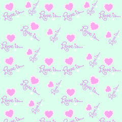 pink pattern heart love abstract