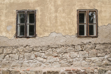 Wall texture with window for background