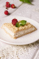 Cottage cheese cake with сrumb