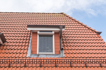 Kleine Dachgaube eines Hauses