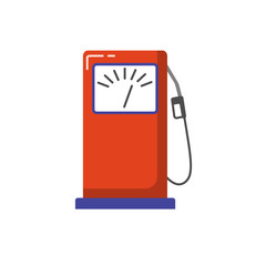 Petrol filling station icon in flat style