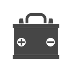 Car battery icon, Electricity accumulator battery icon