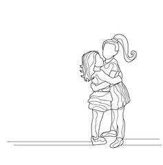 sketch of a child