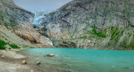 Briksdalsbreen Gletscher in Norwegen