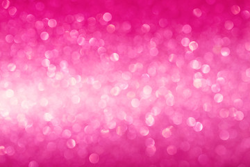 Blurred bokeh pink abstract lights defocused background